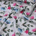 Flower With Olive Leaf Digital Printed Fabric - Muslin – mu 0 ma0109 110 flower with olive leaf digital printed fabric muslin 2