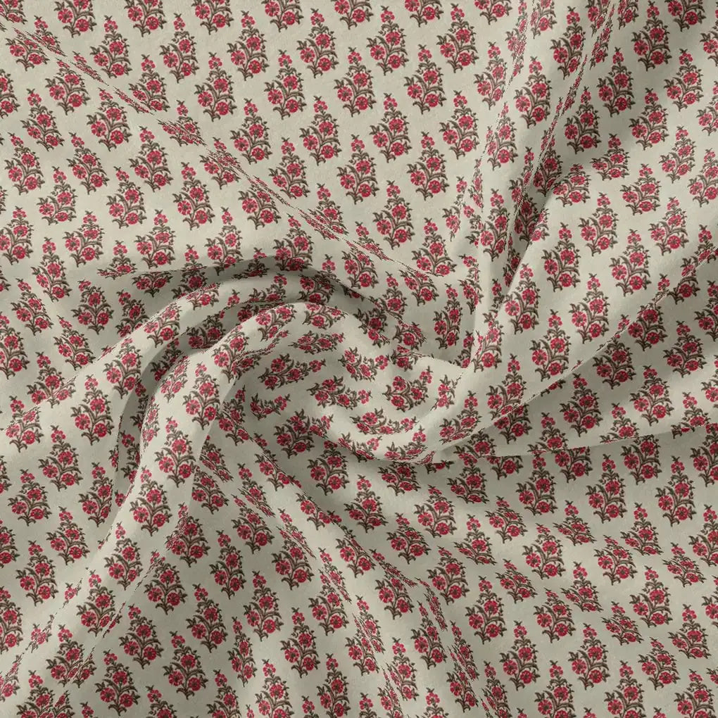 Tan Flower Poly Muslin Printed Fabric – mu 0 ma01221 110 tan flower poly muslin printed fabric 1
