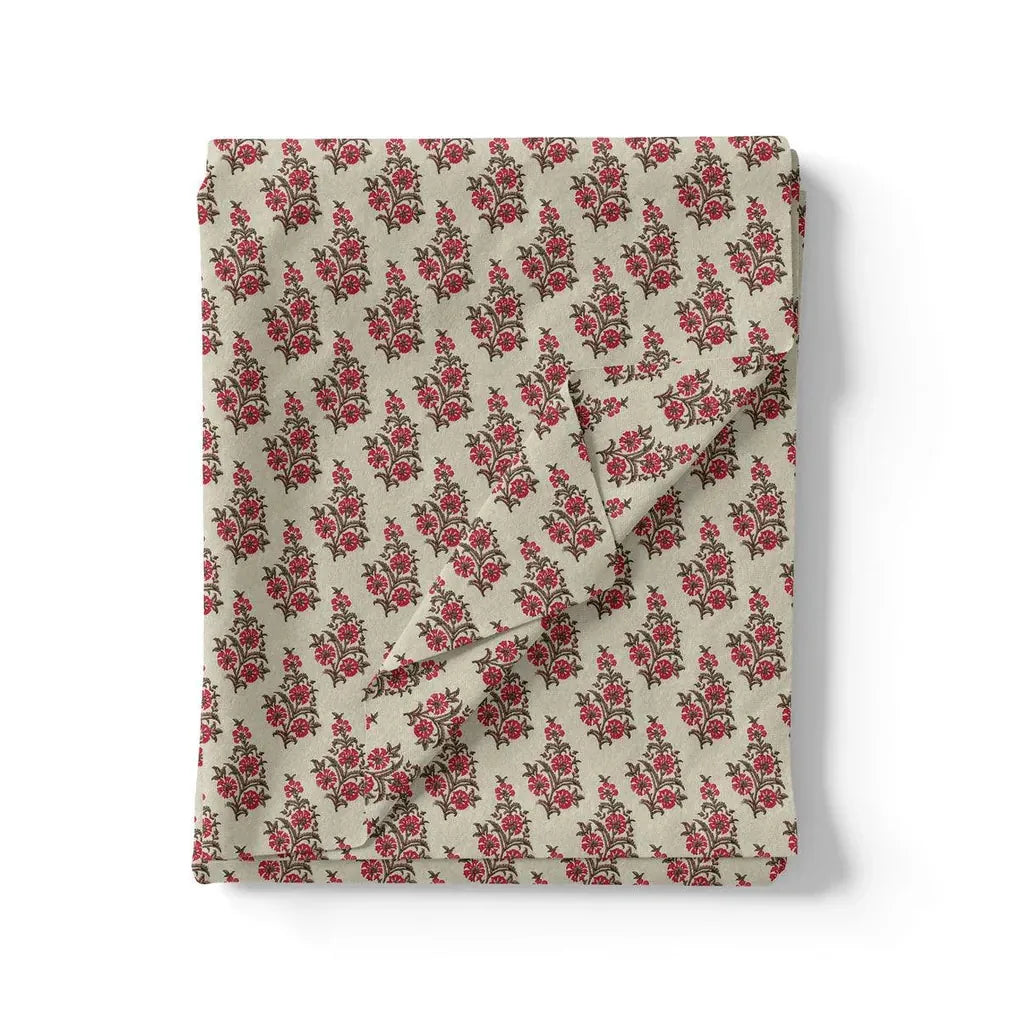 Tan Flower Poly Muslin Printed Fabric – mu 0 ma01221 110 tan flower poly muslin printed fabric 3