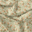 Painted Orange Flower Chintz Digital Printed Fabric  - Muslin – mu 0 ma013660 110 painted orange flower chintz digital printed fabric muslin 1