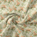 Painted Orange Flower Chintz Digital Printed Fabric  - Muslin – mu 0 ma013660 110 painted orange flower chintz digital printed fabric muslin 3