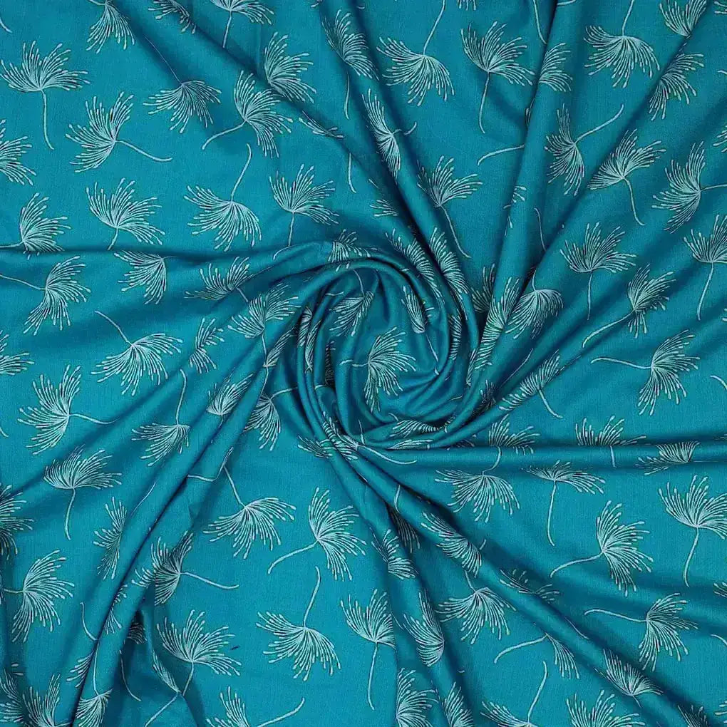 White Floating Flower Digital Printed Fabric - Muslin – mu 0 ma0139 110 white floating flower digital printed fabric muslin 1