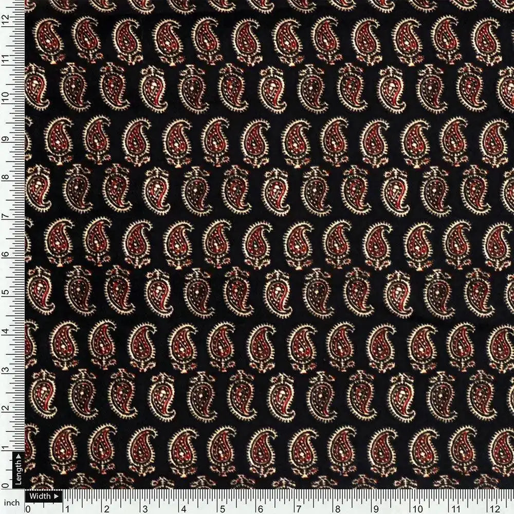 Paisley Seamless over Black Digital Printed Fabric – mu 0 ma03067 110 paisley seamless over black digital printed fabric 4