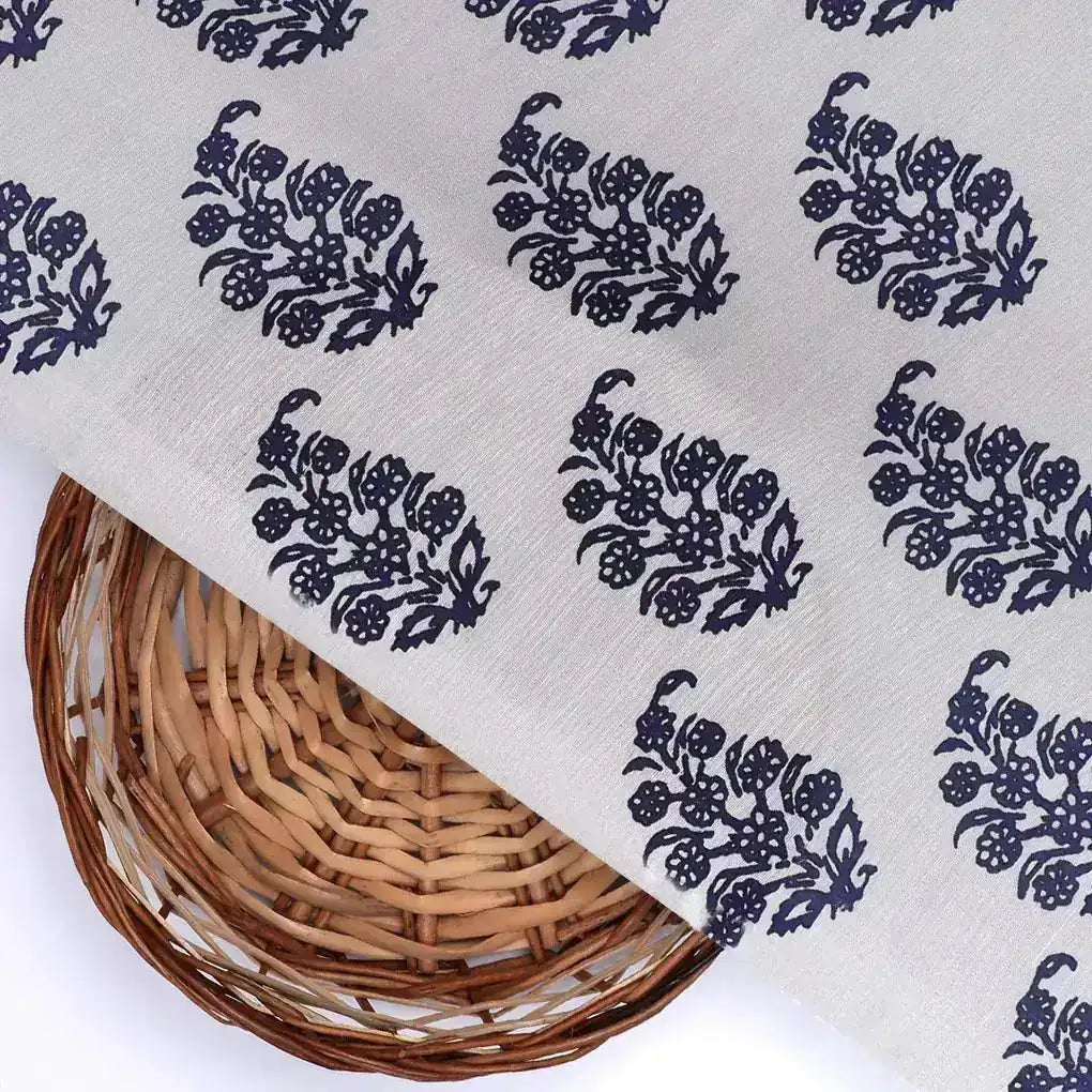 Block Print Motif Digital Printed Fabric - Muslin – mu 0 ma03105p4 110 block print motif digital printed fabric muslin 2