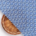 Tiny Blue Motif Allover Digital Printed Fabric - Muslin – mu 0 ma0405 110 tiny blue motif allover digital printed fabric muslin 3