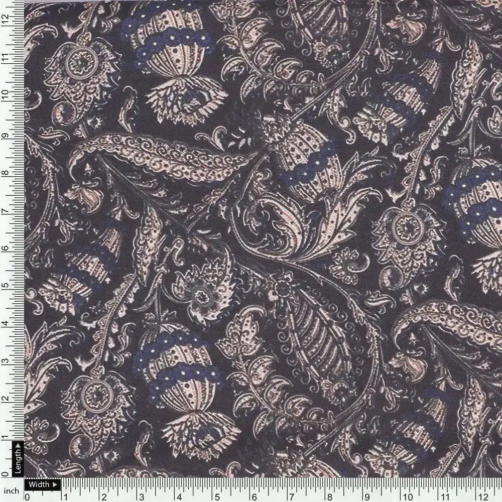 Brown Paisley Seamless Digital Printed Fabric – mu 0 ma06308 110 brown paisley seamless digital printed fabric 4
