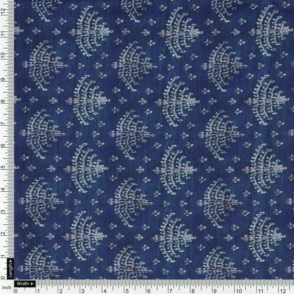 Suzani Over Blue Base Digital Printed Fabric – mu 0 ma07645 110 suzani over blue base digital printed fabric 4