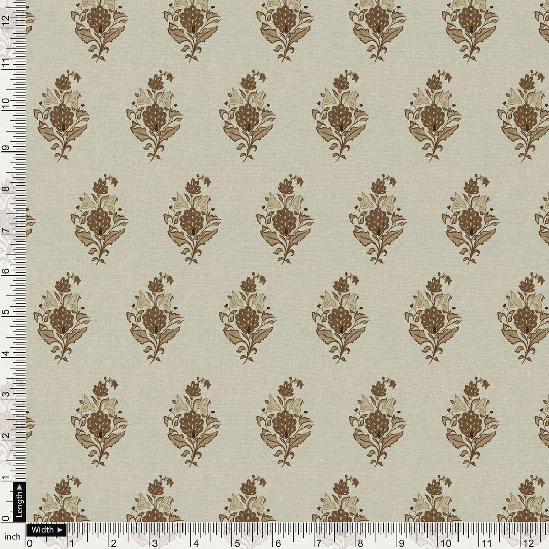 Seamless Flower Pattern Digital Printed Fabric - FAB VOGUE Studio®