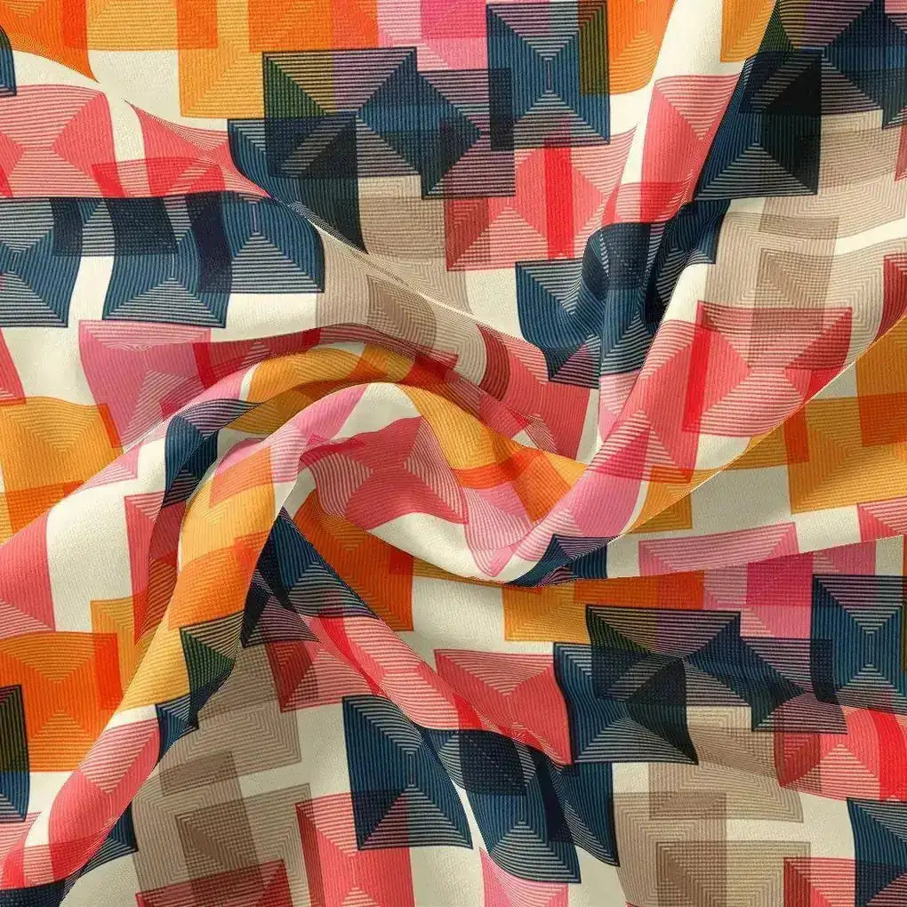 Abstract Squares Digital Printed Fabric – mu 0 ta01098 110 abstract squares digital printed fabric 1