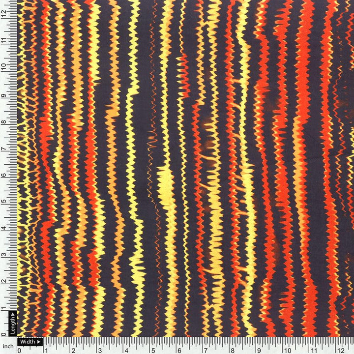 Abstract Stripes Digital Printed Fabric - FAB VOGUE Studio®