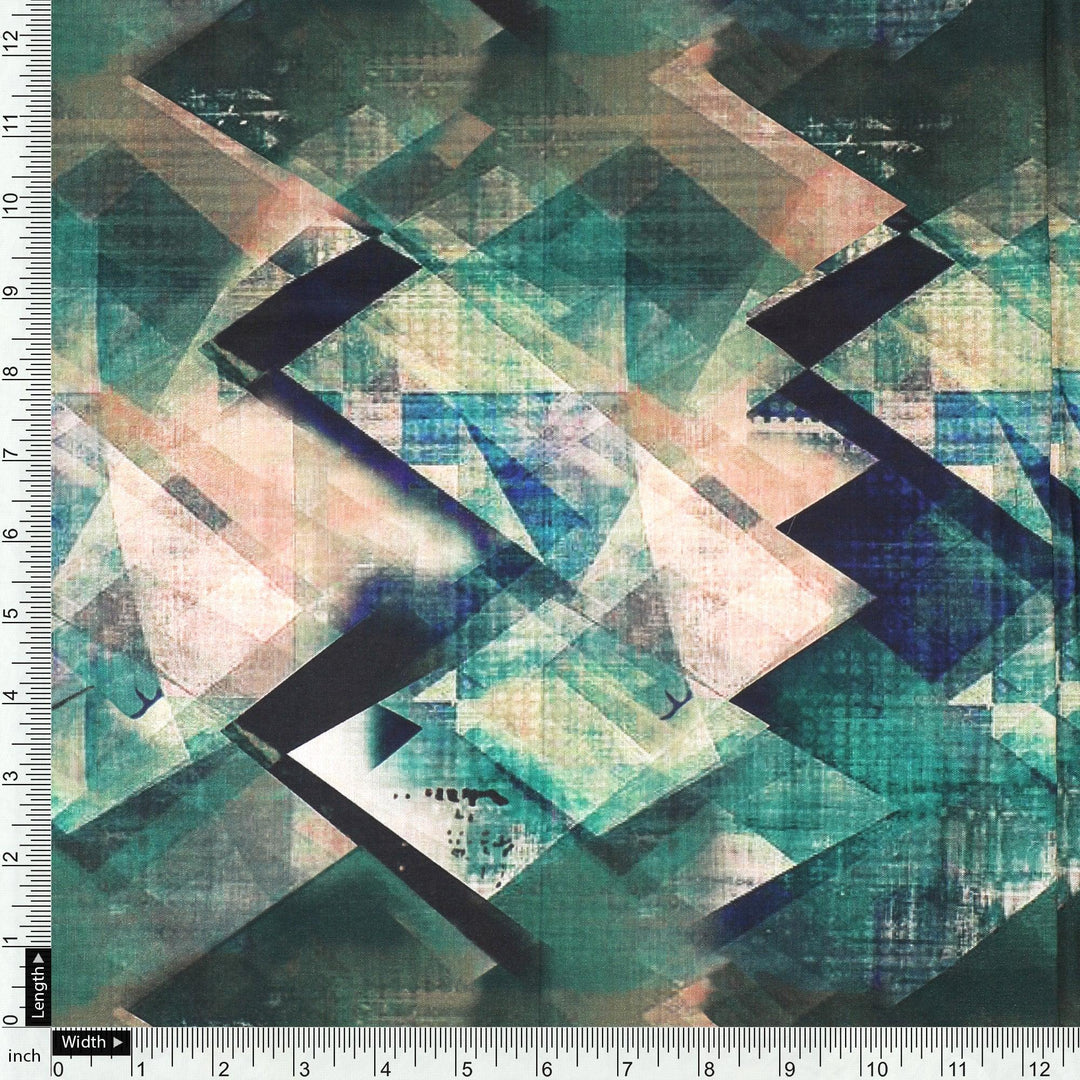 Houndstooth Pattern Digital Printed Fabric - FAB VOGUE Studio®