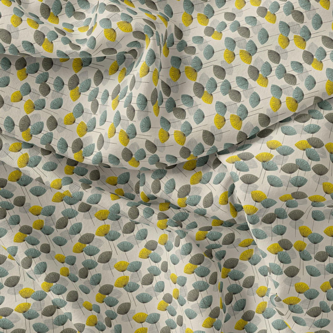 Tiny Beautiful Galliano Colour Flower Digital Printed Fabric - Poly Muslin - FAB VOGUE Studio®
