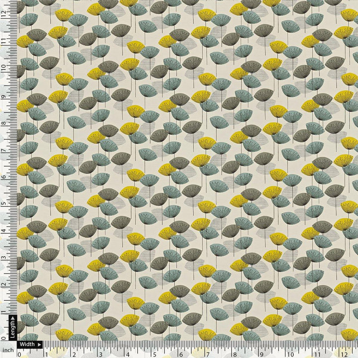 Tiny Beautiful Galliano Colour Flower Digital Printed Fabric - Poly Muslin - FAB VOGUE Studio®