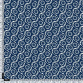 Seamless Vermicular Pattern With Blue Colour Digital Printed Fabric - Poly Muslin – mu 0 ta0140 110 seamless vermicular pattern with blue colour digital printed fabric poly muslin 4
