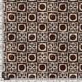 Western Sunflower With Brown Colour Digital Printed Fabric - Poly Muslin – mu 0 ta0143 110 western sunflower with brown colour digital printed fabric poly muslin 4