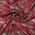 Bold Colourful Mahogany Leaf Digital Printed Fabric - Poly Muslin – mu 0 ta0169 110 bold colourful mahogany leaf digital printed fabric poly muslin 1