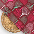 Bold Colourful Mahogany Leaf Digital Printed Fabric - Poly Muslin – mu 0 ta0169 110 bold colourful mahogany leaf digital printed fabric poly muslin 2