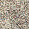 Tiny Rainbow Flowers Of Leaves Digital Printed Fabric - Poly Muslin – mu 0 ta0173 110 tiny rainbow flowers of leaves digital printed fabric poly muslin 1