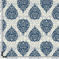 Aspen Blue Leaves Creamy Stone Digital Printed Fabric - Poly Muslin – mu 0 ta0175 110 aspen blue leaves creamy stone digital printed fabric poly muslin 4