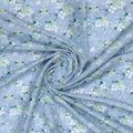 Beautiful White Jasmine Valley Flower Digital Printed Fabric - Muslin – mu 0 ta05677 110 beautiful white jasmine valley flower digital printed fabric muslin 1