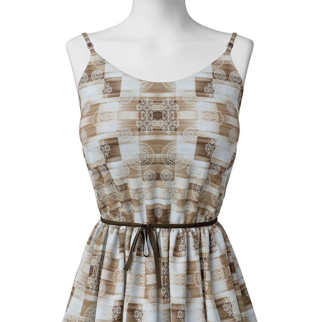 Checkered Pattern With Decorative Motifs Digital Printed Fabric - Muslin – mu 0 ta05687 110 checkered pattern with decorative motifs digital printed fabric muslin 2