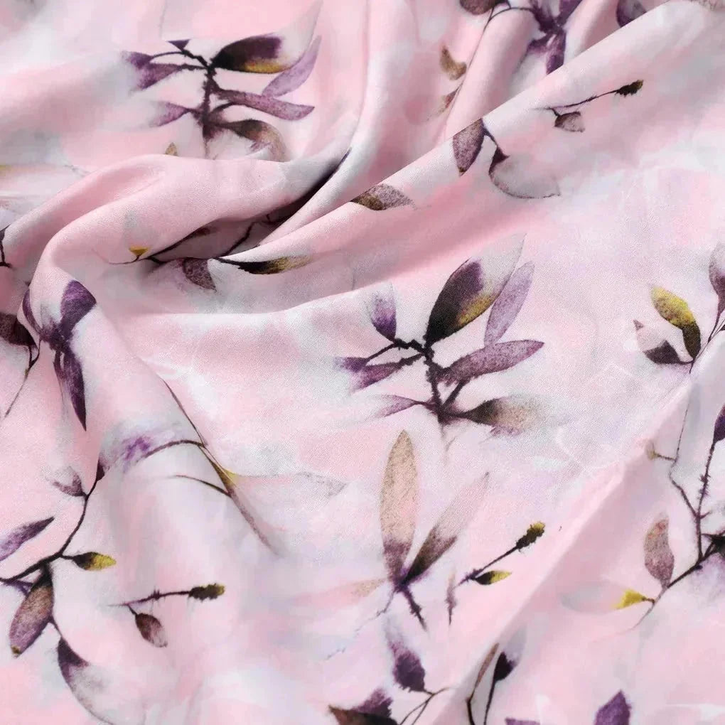 Pinkish Thin And Light Leaves Digital Printed Fabric - Muslin – mu 0 ta05861p3 110 pinkish thin and light leaves digital printed fabric muslin 3