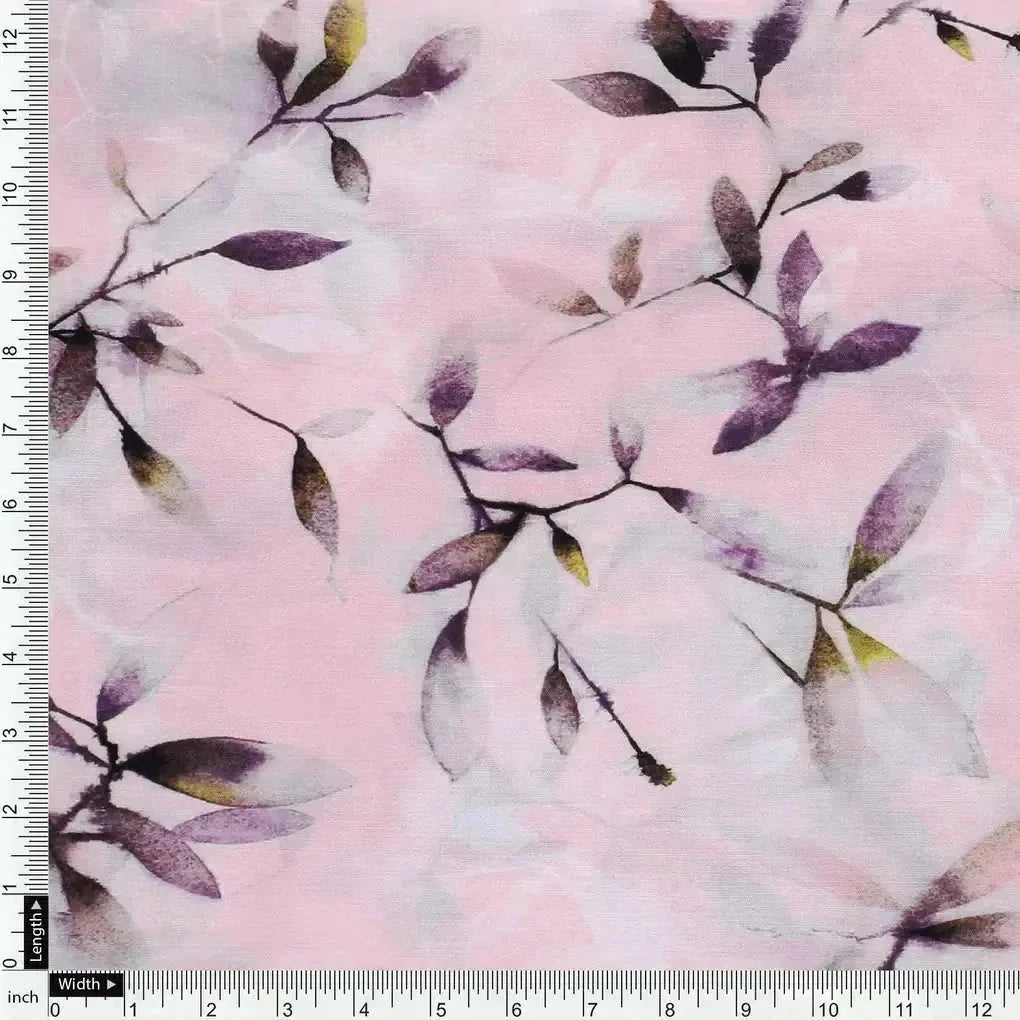Pinkish Thin And Light Leaves Digital Printed Fabric - Muslin – mu 0 ta05861p3 110 pinkish thin and light leaves digital printed fabric muslin 4