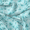 Attractive Sky Blue Leaves Digital Printed Fabric - Poly Muslin – mu 0 ta05861p5 110 attractive sky blue leaves digital printed fabric poly muslin 4
