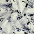 Black Floating Flowers Digital Printed Fabric - Muslin – mu 0 ta06256 110 black floating flowers digital printed fabric muslin 2