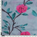 Pink Flower And Branch Digital Printed Fabric - Poly Muslin – mu 0 ta06641p4 110 pink flower and branch digital printed fabric poly muslin 4