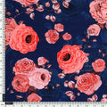 Redish Floral Repeat Digital Printed Fabric - Muslin – mu 0 ta06678 110 redish floral repeat digital printed fabric muslin 4