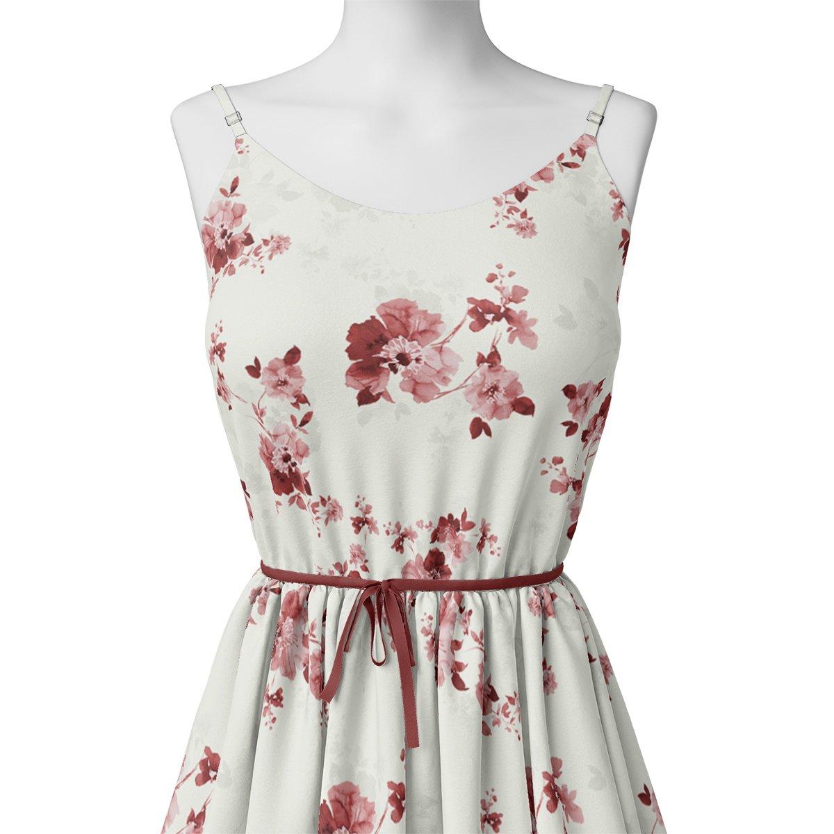 Maroon Flower Bunch Digital Printed Fabric - Muslin – mu 0 ta06839p3 110 maroon flower bunch digital printed fabric muslin 2