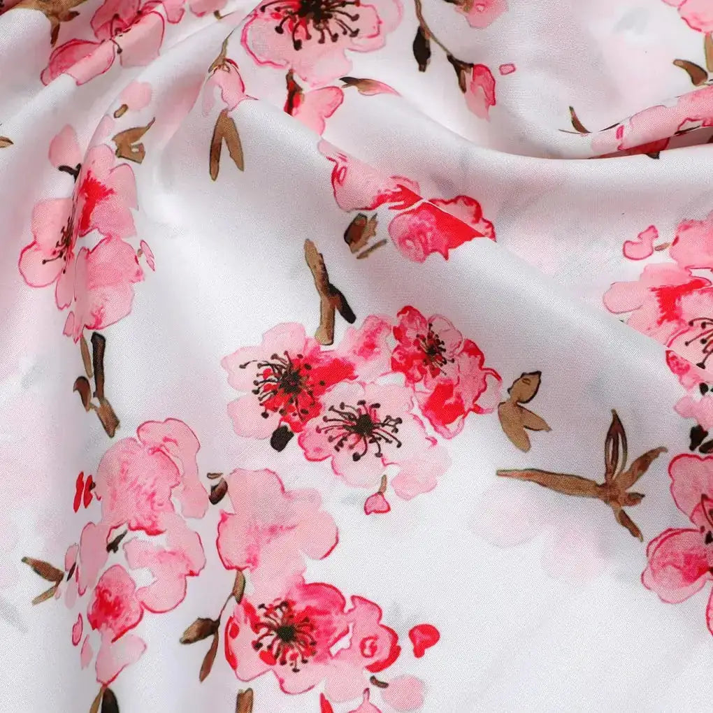 Beautiful Red Flowers Over White Base Digital Printed Fabric – mu 0 ta06840p1 110 beautiful red flowers over white base digital printed fabric 3
