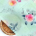 Roses Floating on Pista Base Digital Printed Fabric – mu 0 ta07124c 110 roses floating on pista base digital printed fabric 2