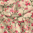 Cherry Red Flower With Branch Digital Printed Fabric  - Muslin – mu 0 ta07197p2 110 cherry red flower with branch digital printed fabric muslin 1