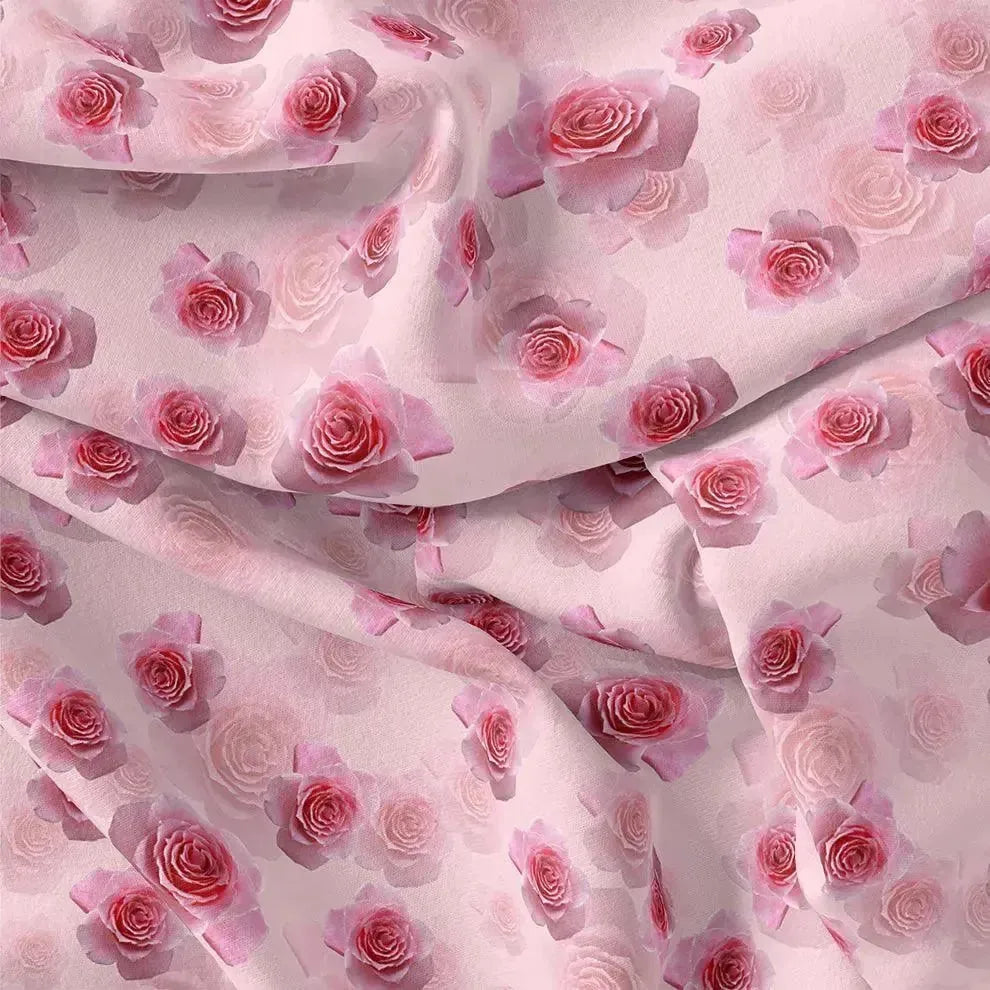Pinkish Rose Allover Digital Printed Fabric  - Muslin – mu 0 ta07250p1 110 pinkish rose allover digital printed fabric muslin 1