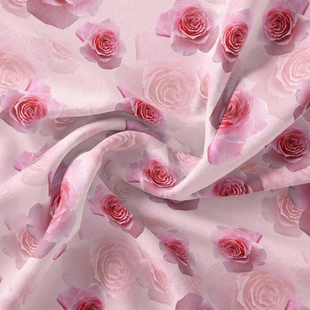 Pinkish Rose Allover Digital Printed Fabric  - Muslin – mu 0 ta07250p1 110 pinkish rose allover digital printed fabric muslin 3