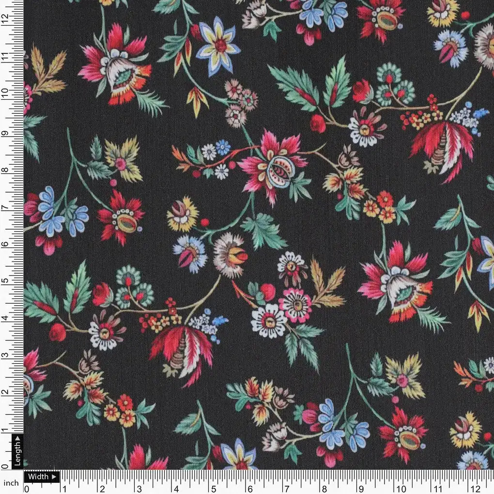 Small Wild Flower Motif Digital Printed Fabric – mu 0 ta0738 110 small wild flower motif digital printed fabric 4