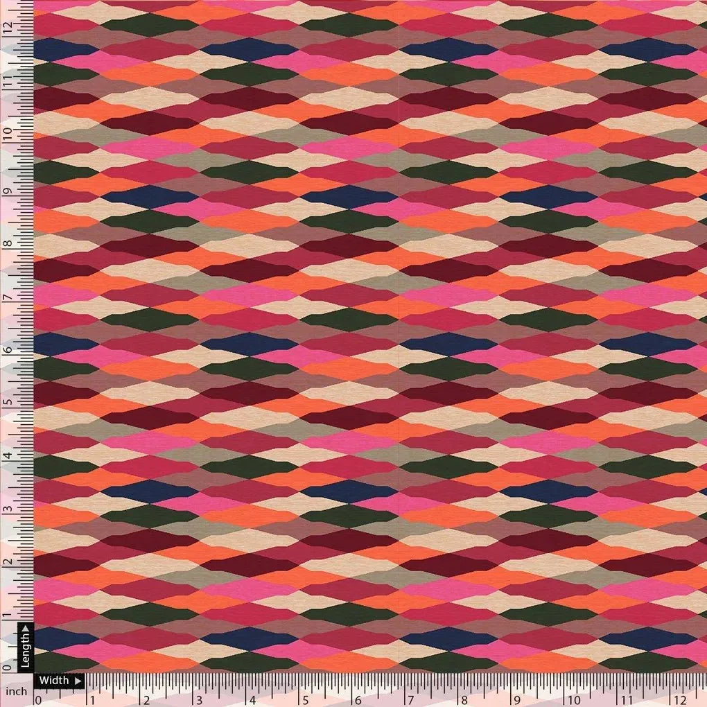 Multicolour Scales Repeat Digital Printed Fabric - Poly Muslin – mu 0 ta08262p 110 multicolour scales repeat digital printed fabric poly muslin 4