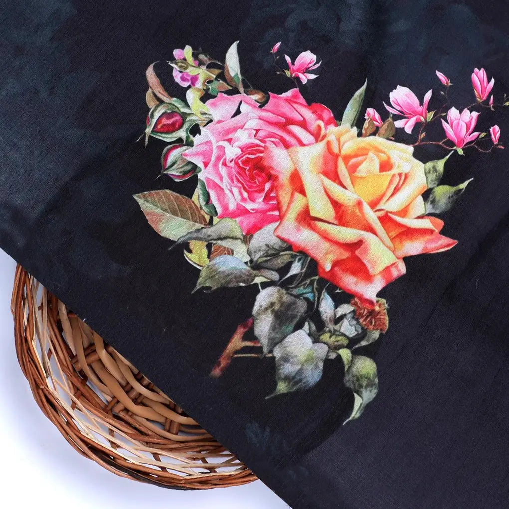 Dominant Yellow And Red Rose Digital Printed Fabric - Muslin – mu 0 ta08286p1 110 dominant yellow and red rose digital printed fabric muslin 2