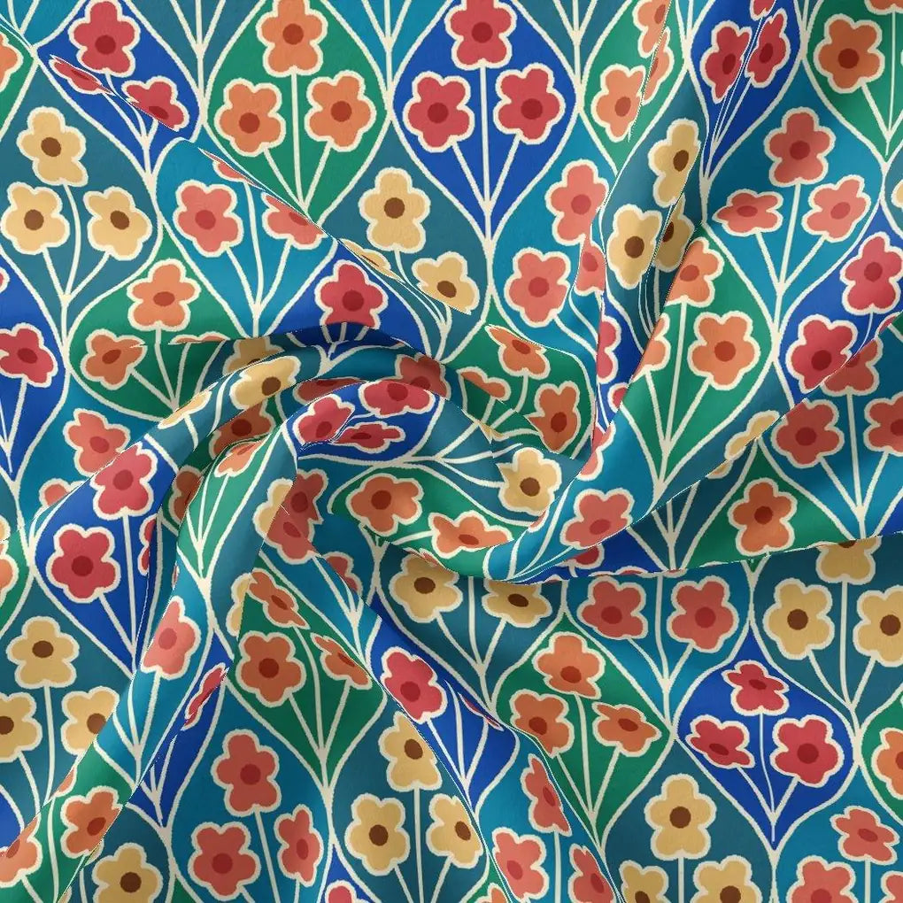 Tiny Decorative Allamanda Multicolour Digital Printed Fabric - Poly Muslin – mu 0 ta08290p1 110 tiny decorative allamanda multicolour digital printed fabric poly muslin 1