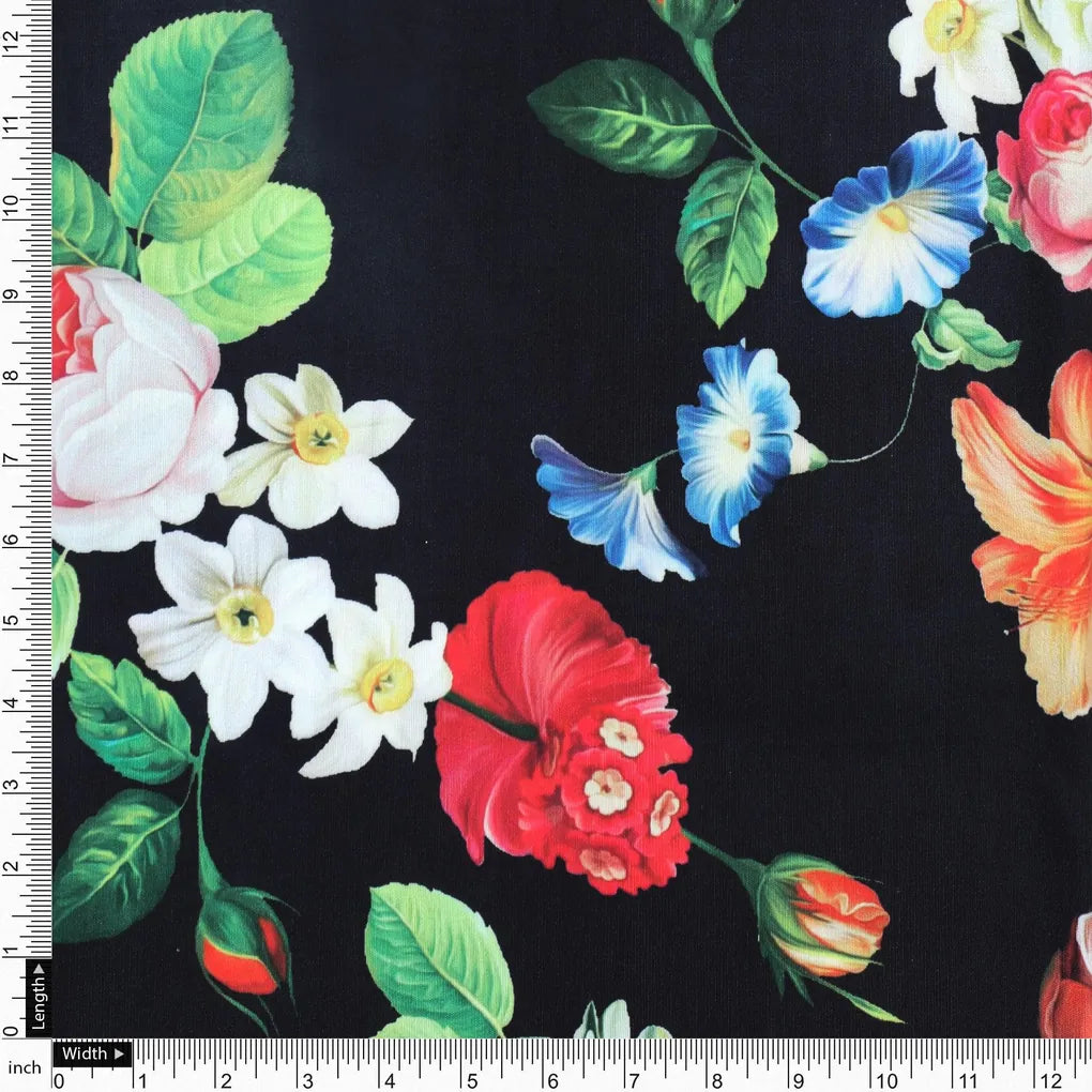 Liberty Small Floral Flower Digital Printed Fabric - Muslin – mu 0 ta08307 110 liberty small floral flower digital printed fabric muslin 4