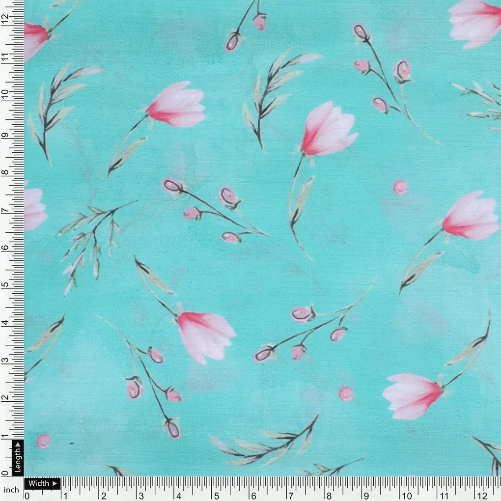Romantic And Feminine Digital Printed Fabric - Muslin – mu 0 ta08310 110 romantic and feminine digital printed fabric muslin 4