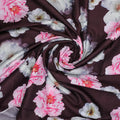 Attractive Pink Roses With Grey Digital Printed Fabric - Poly Muslin – mu 0 ta08328p2 110 attractive pink roses with grey digital printed fabric poly muslin 1