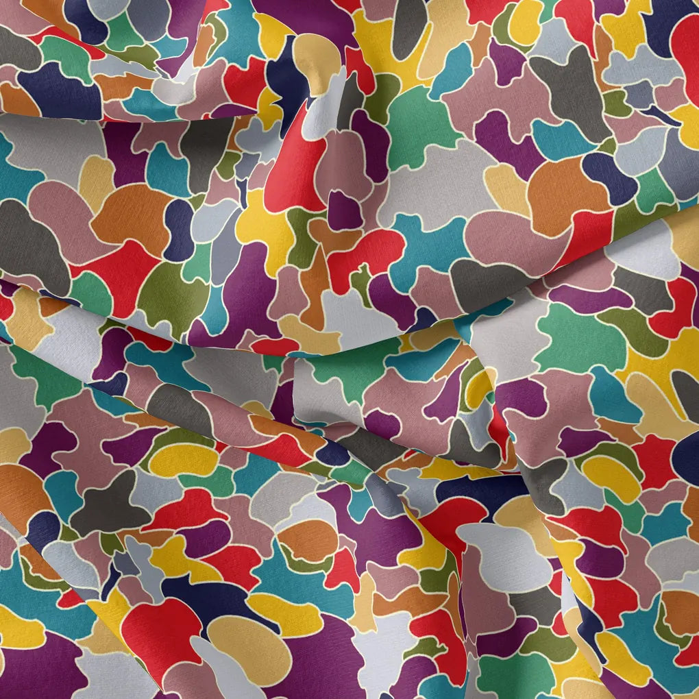 Colourful Marble Abstract Art Digital Printed Fabric - Poly Muslin – mu 0 ta08332p3 110 colourful marble abstract art digital printed fabric poly muslin 4
