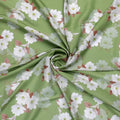 Lovely White Rose Digital Printed Fabric - Muslin – mu 0 ta08334p4 110 lovely white rose digital printed fabric muslin 1