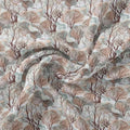 Suzani Summer Brown Tree Digital Printed Fabric - Muslin – mu 0 ta08341 110 suzani summer brown tree digital printed fabric muslin 1