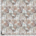 Suzani Summer Brown Tree Digital Printed Fabric - Muslin – mu 0 ta08341 110 suzani summer brown tree digital printed fabric muslin 4