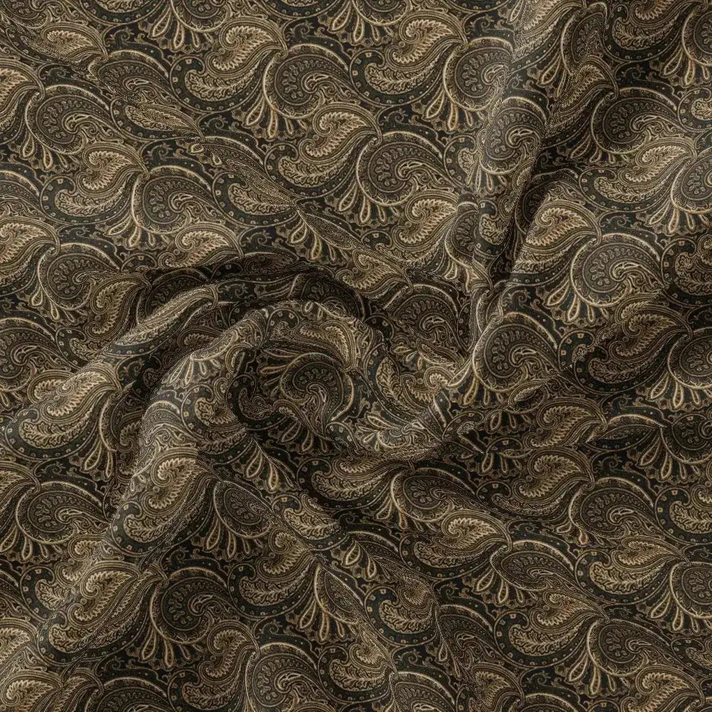 Creative Jecobean Curly Art Digital Printed Fabric - Muslin – mu 0 ta08374 110 creative jecobean curly art digital printed fabric muslin 1