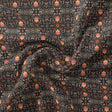 Metallese Seamless Leafs Patterns Digital Printed Fabric - Muslin – mu 0 ta08375 110 metallese seamless leafs patterns digital printed fabric muslin 1